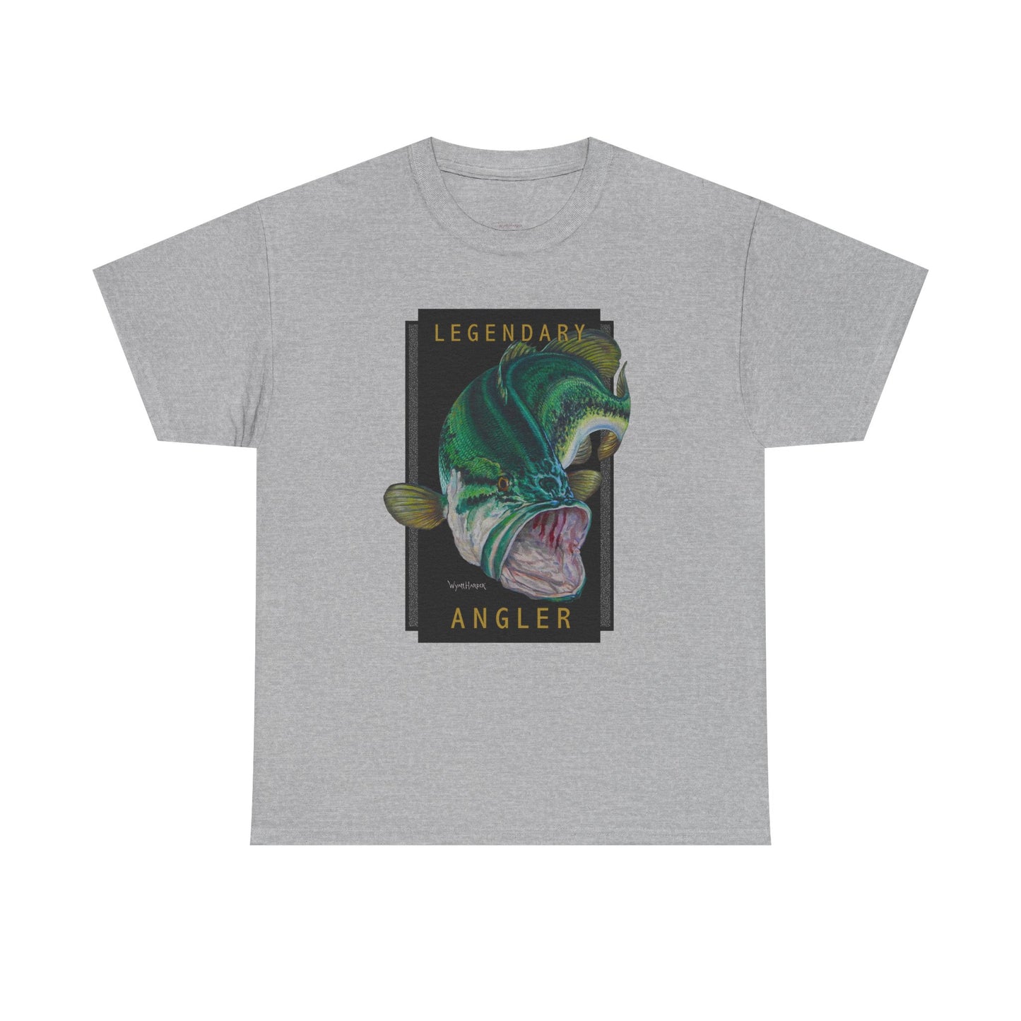 Legendary Angler Bass - Fishing T-Shirt - Wyatt Harper