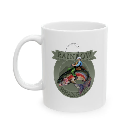 Mug- Rainbow Wrangler, SilverBanner