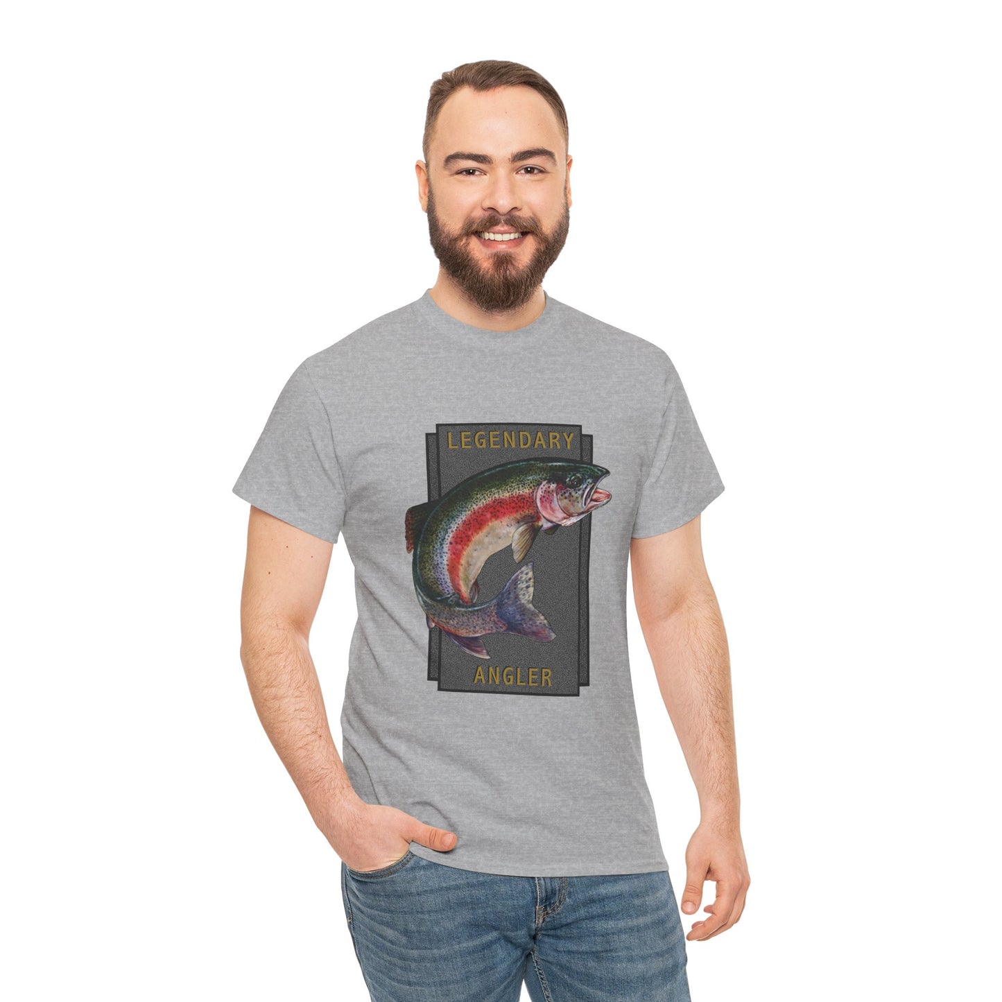 Rainbow Trout Legendary Angler - Fishing T-Shirt — Wyatt Harper