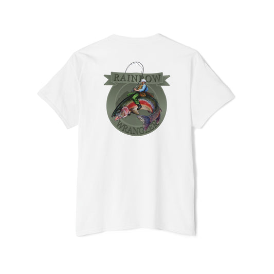 Rainbow Trout Wrangler Silver - Pocket T-Shirt - Wyatt Harper