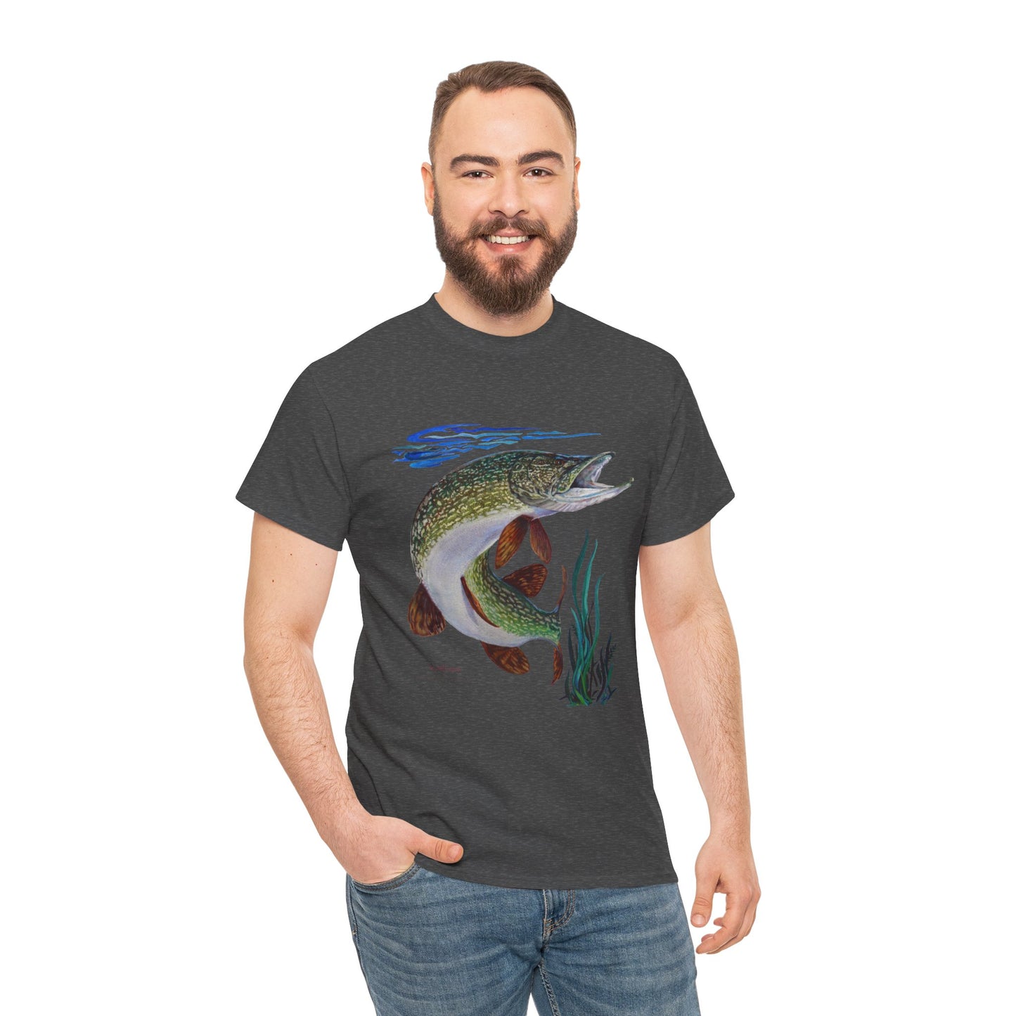 Painted Pike - Fishing T-Shirt - Wyatt Harper
