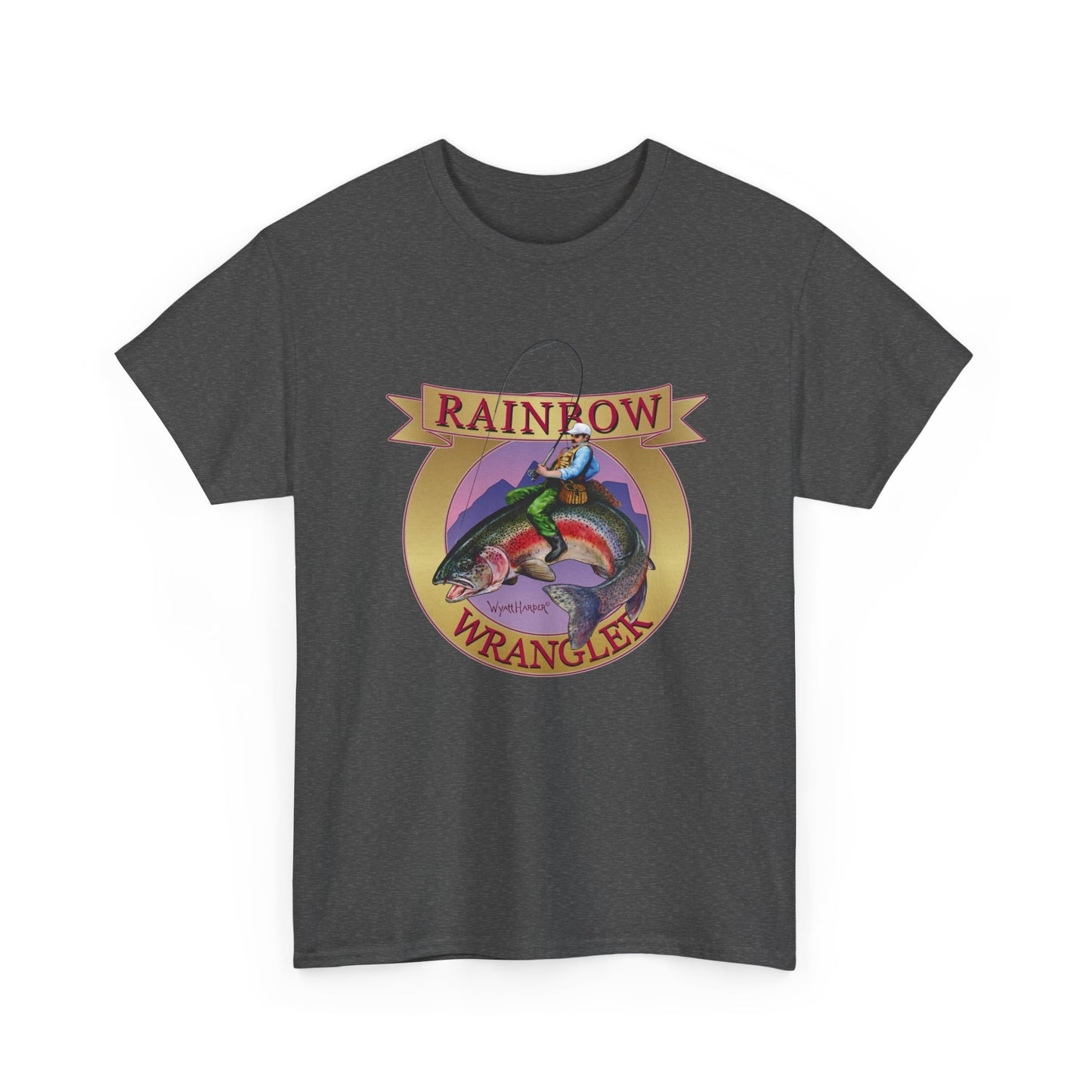 Rainbow Wrangler Gold - Fishing T-Shirt - Wyatt Harper