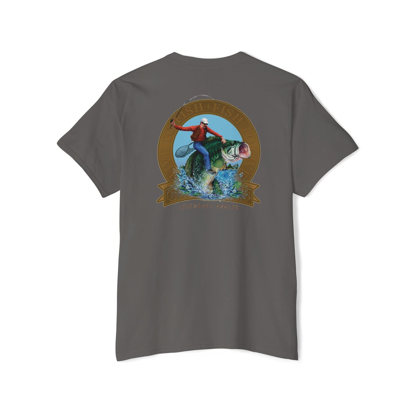Bass Wrangler Legendary Angler - Pocket T-Shirt - Wyatt Harper