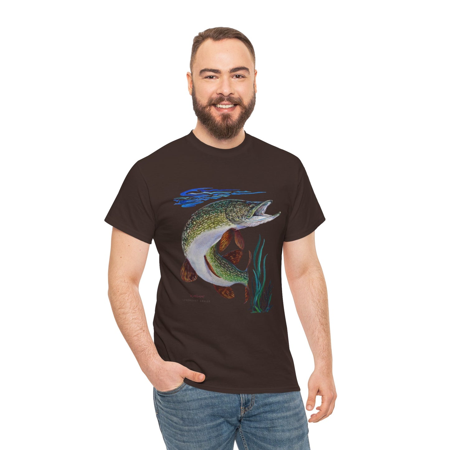 Painted Pike - Fishing T-Shirt - Wyatt Harper