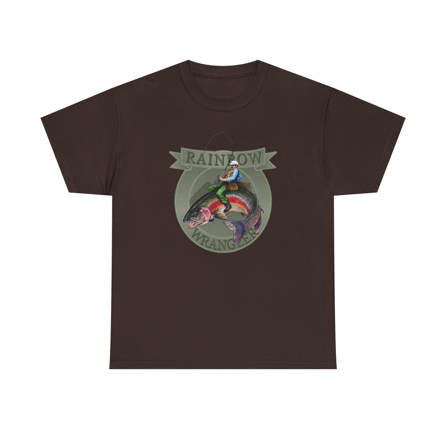 Rainbow Trout Wrangler Silver - Fishing T-Shirt - Wyatt Harper