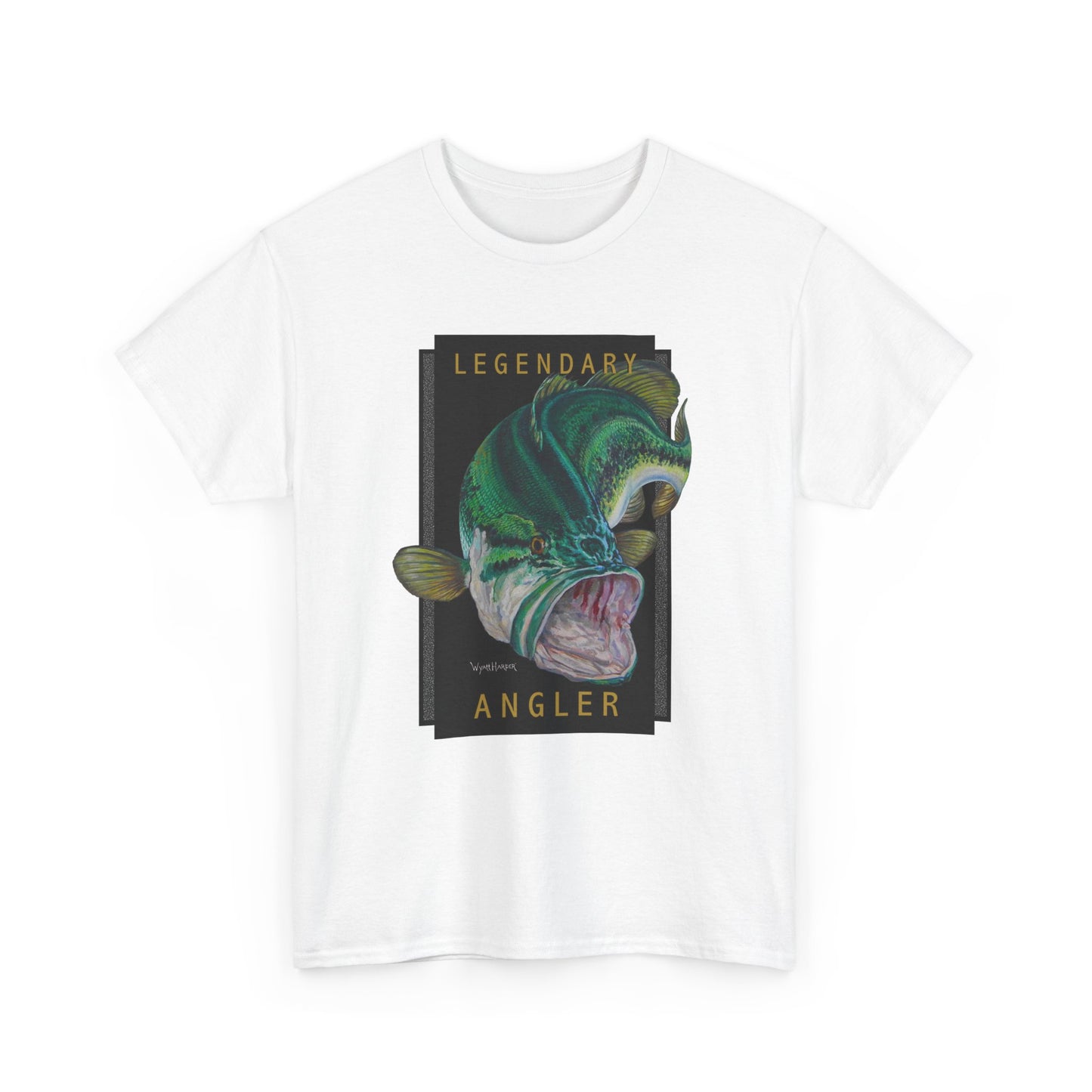 Legendary Angler Bass - Fishing T-Shirt - Wyatt Harper
