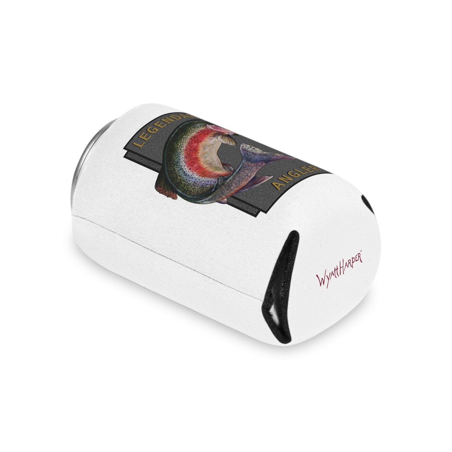 Rainbow Trout Legendary Angler - Can Cooler - Wyatt Harper