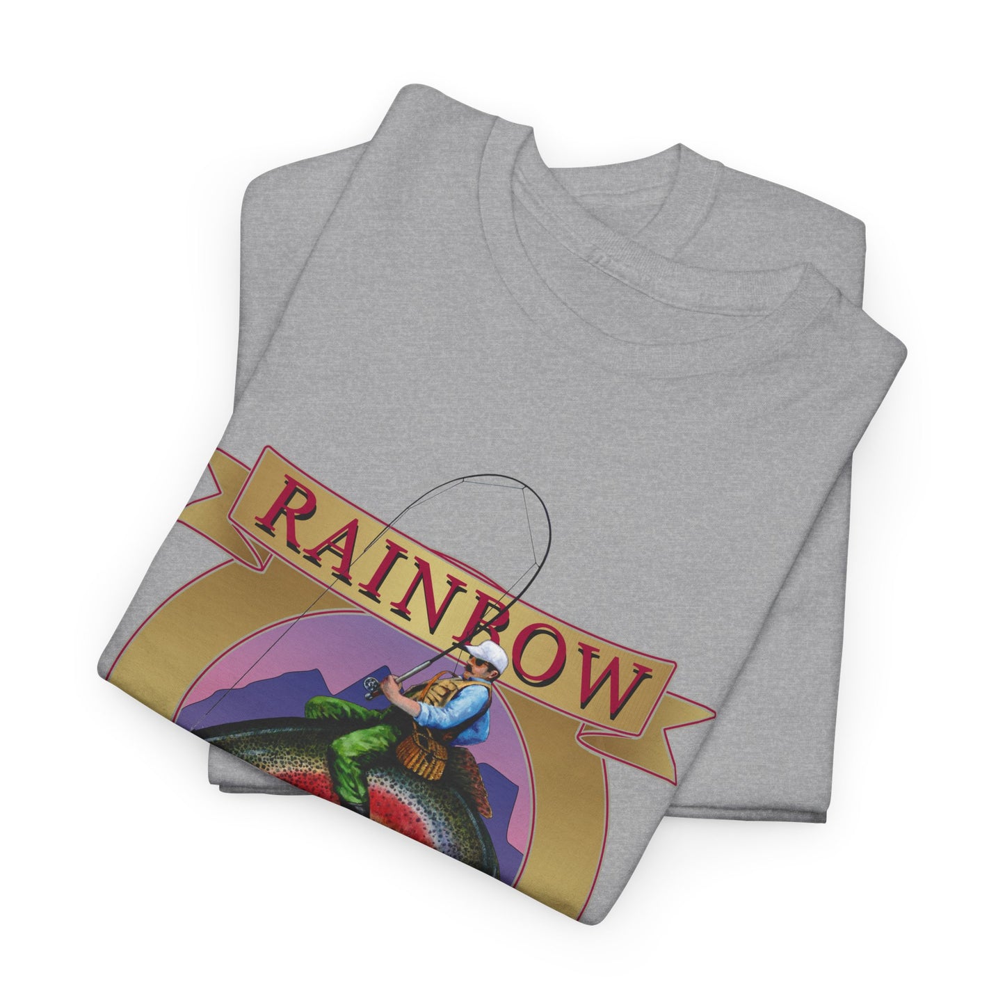 Rainbow Wrangler Gold - Fishing T-Shirt - Wyatt Harper