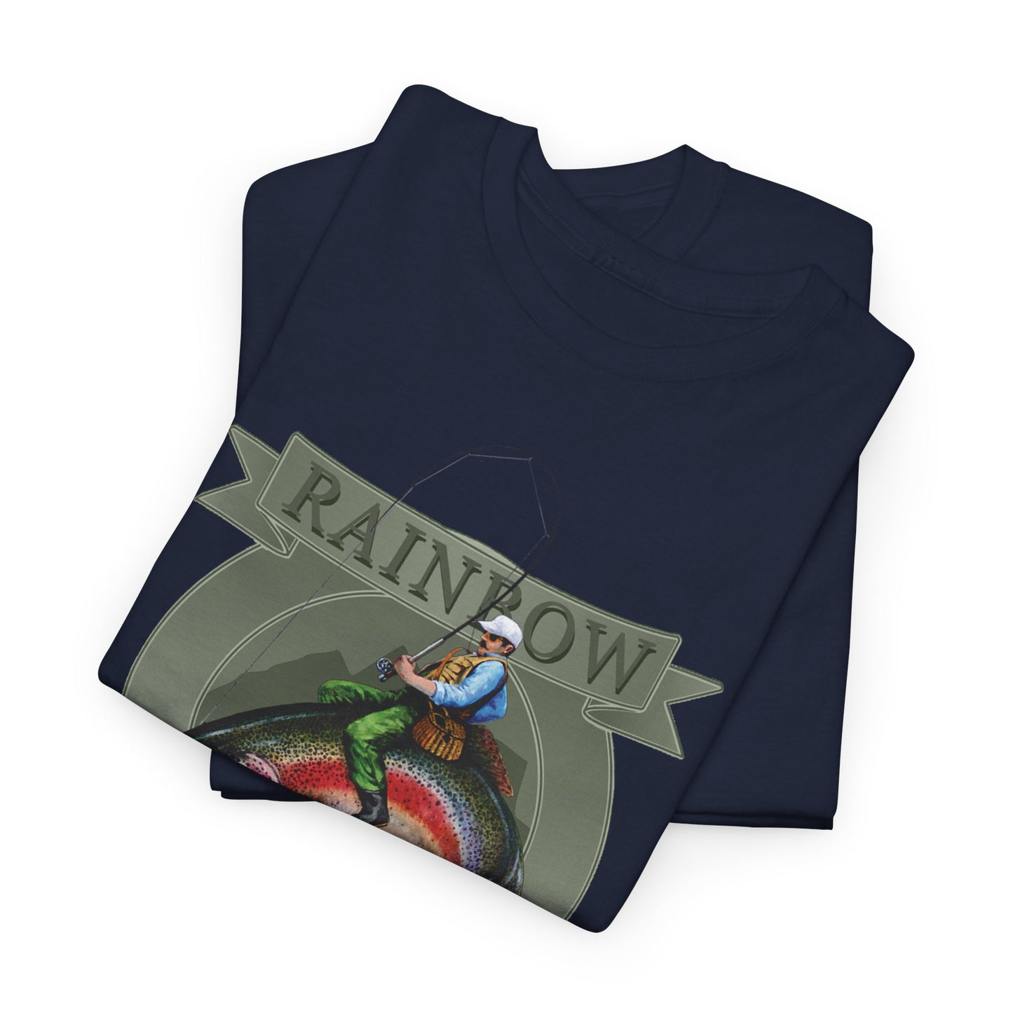 Rainbow Trout Wrangler Silver - Fishing T-Shirt - Wyatt Harper