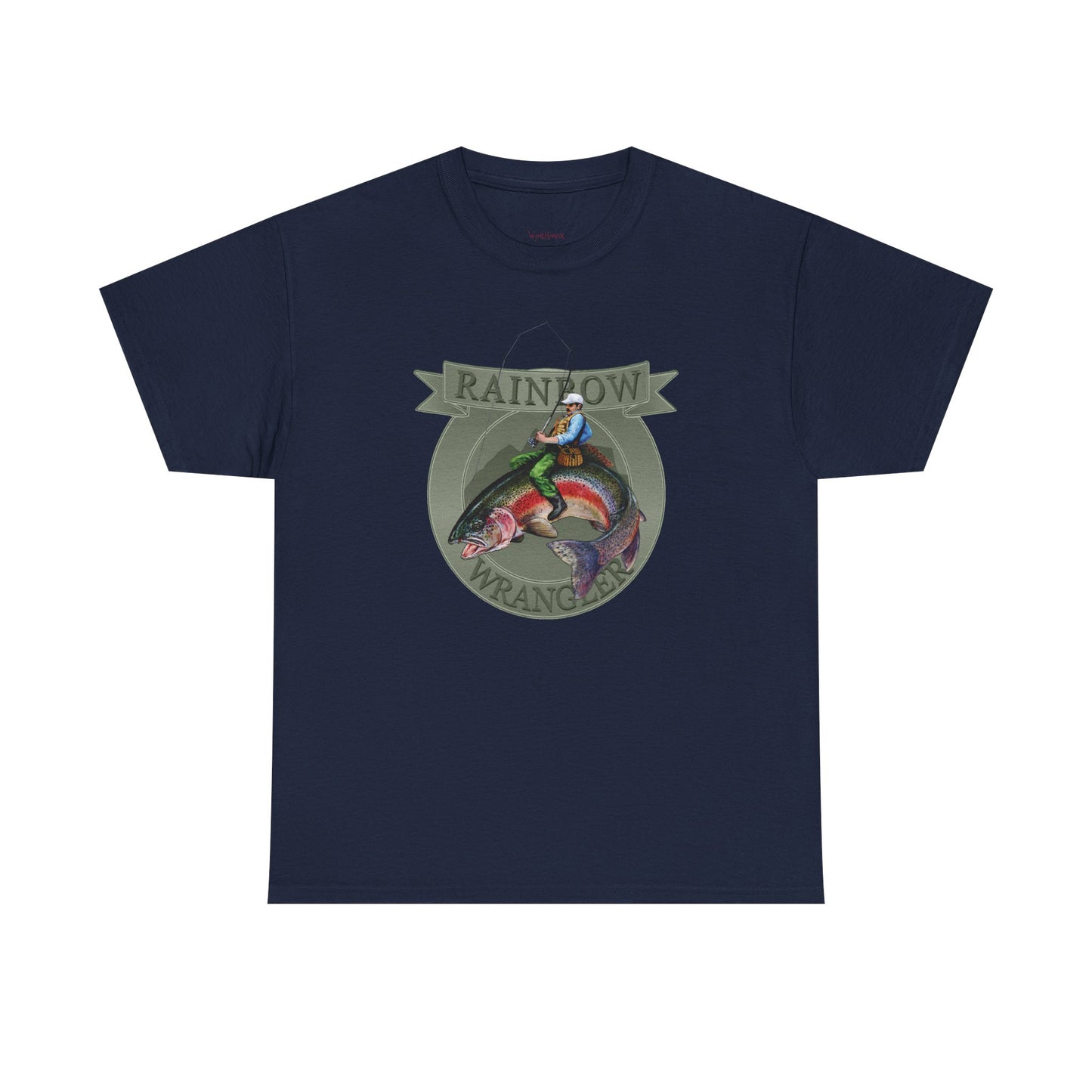 Rainbow Trout Wrangler Silver - Fishing T-Shirt - Wyatt Harper
