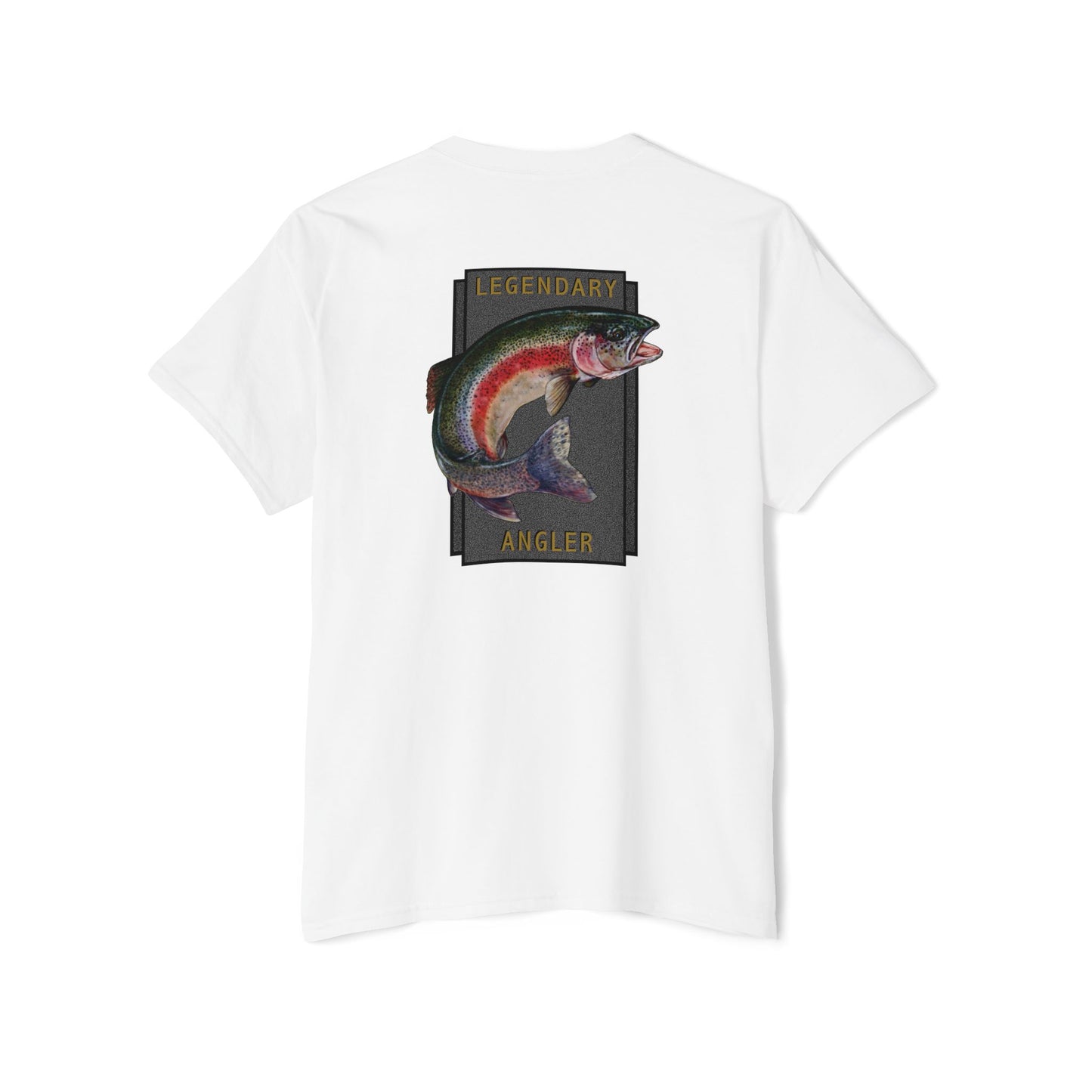 Rainbow Trout Legendary Angler - Pocket T-Shirt - Wyatt Harper