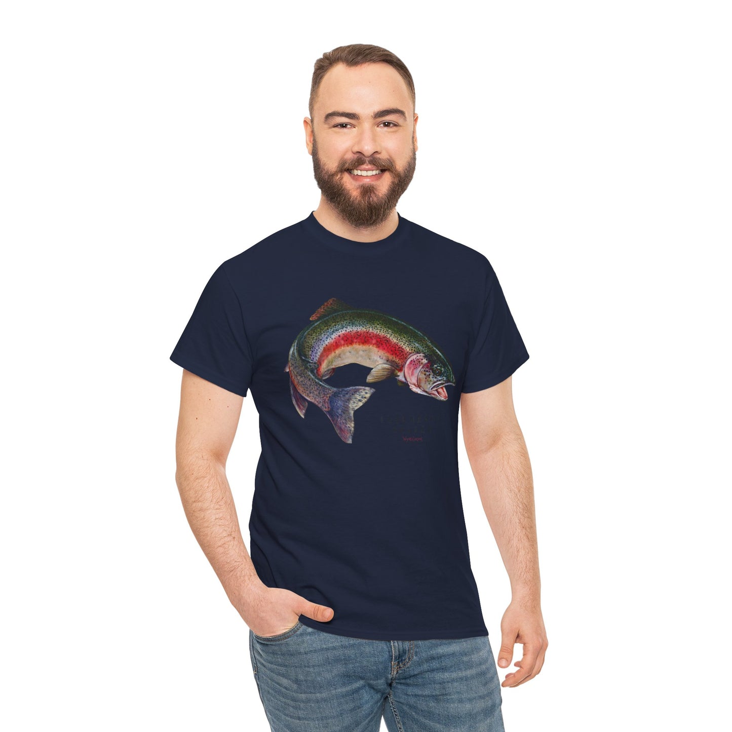 Rainbow Trout - Fishing T-Shirt - Wyatt Harper