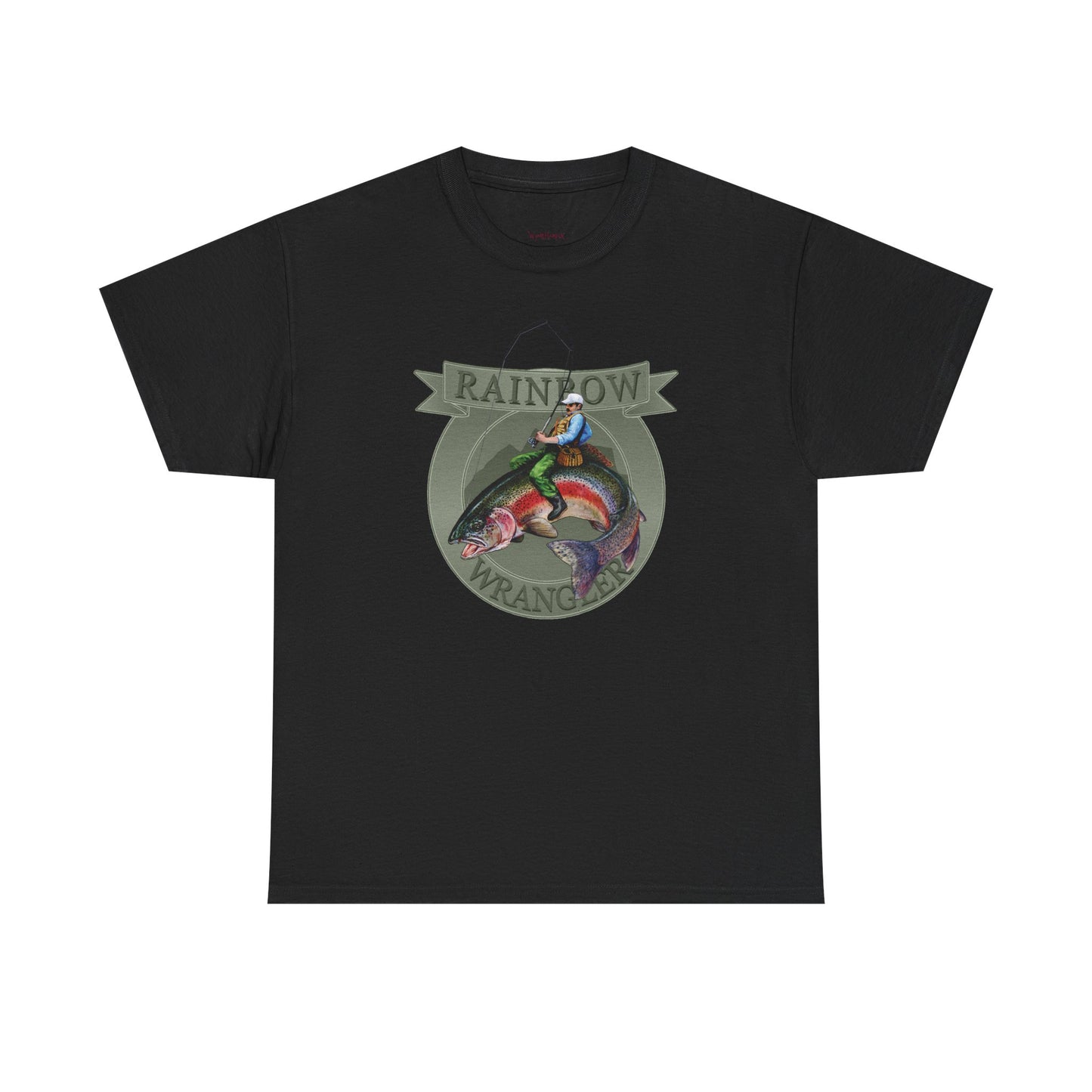 Rainbow Trout Wrangler Silver - Fishing T-Shirt - Wyatt Harper