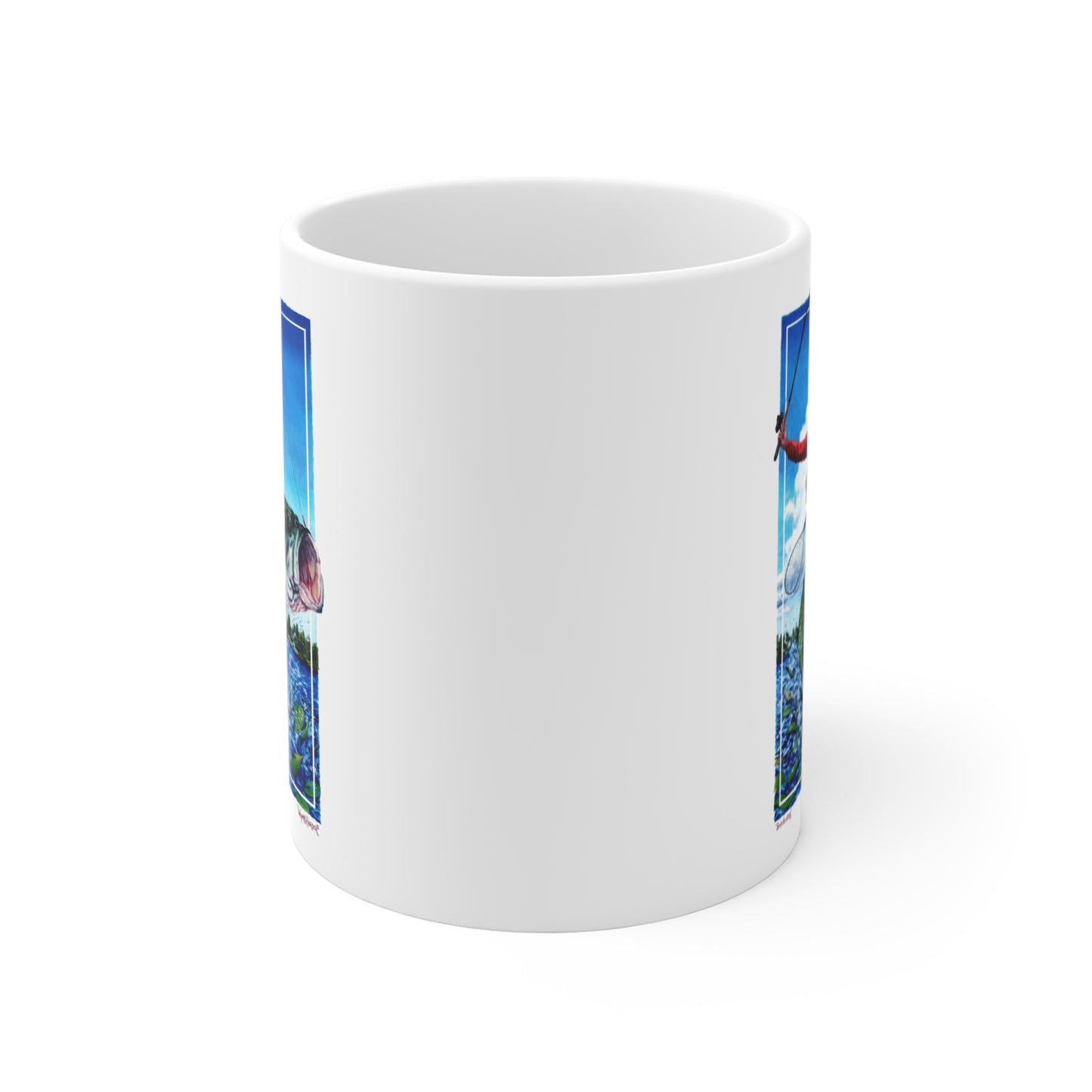Bass Buster Full Illustration - Mug - Wyatt Harper