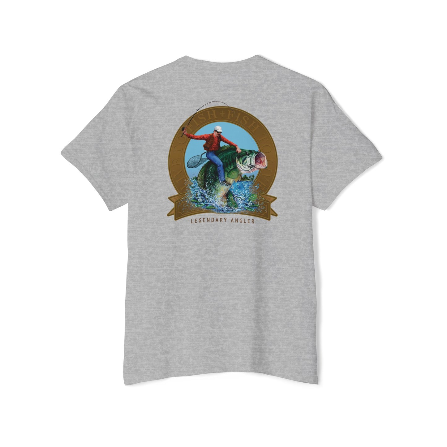 Bass Wrangler Legendary Angler - Pocket T-Shirt - Wyatt Harper