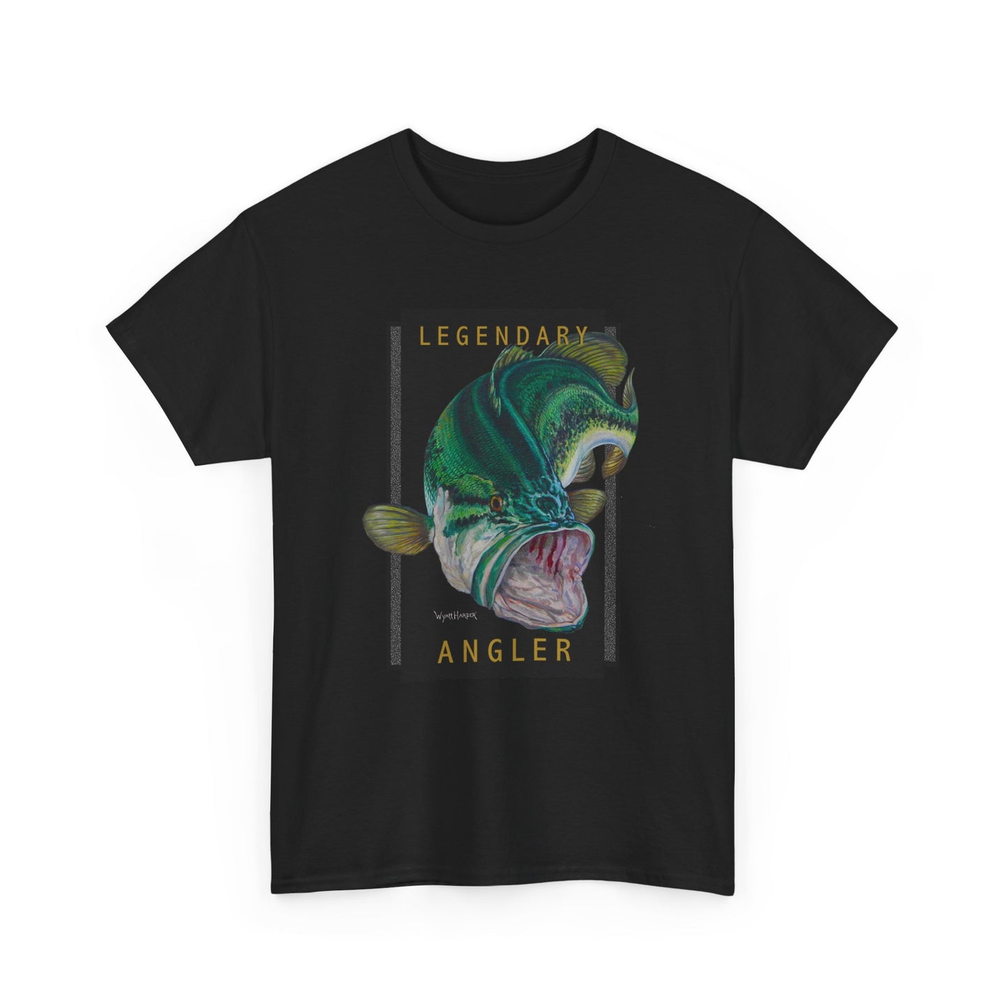 Legendary Angler Bass - Fishing T-Shirt - Wyatt Harper