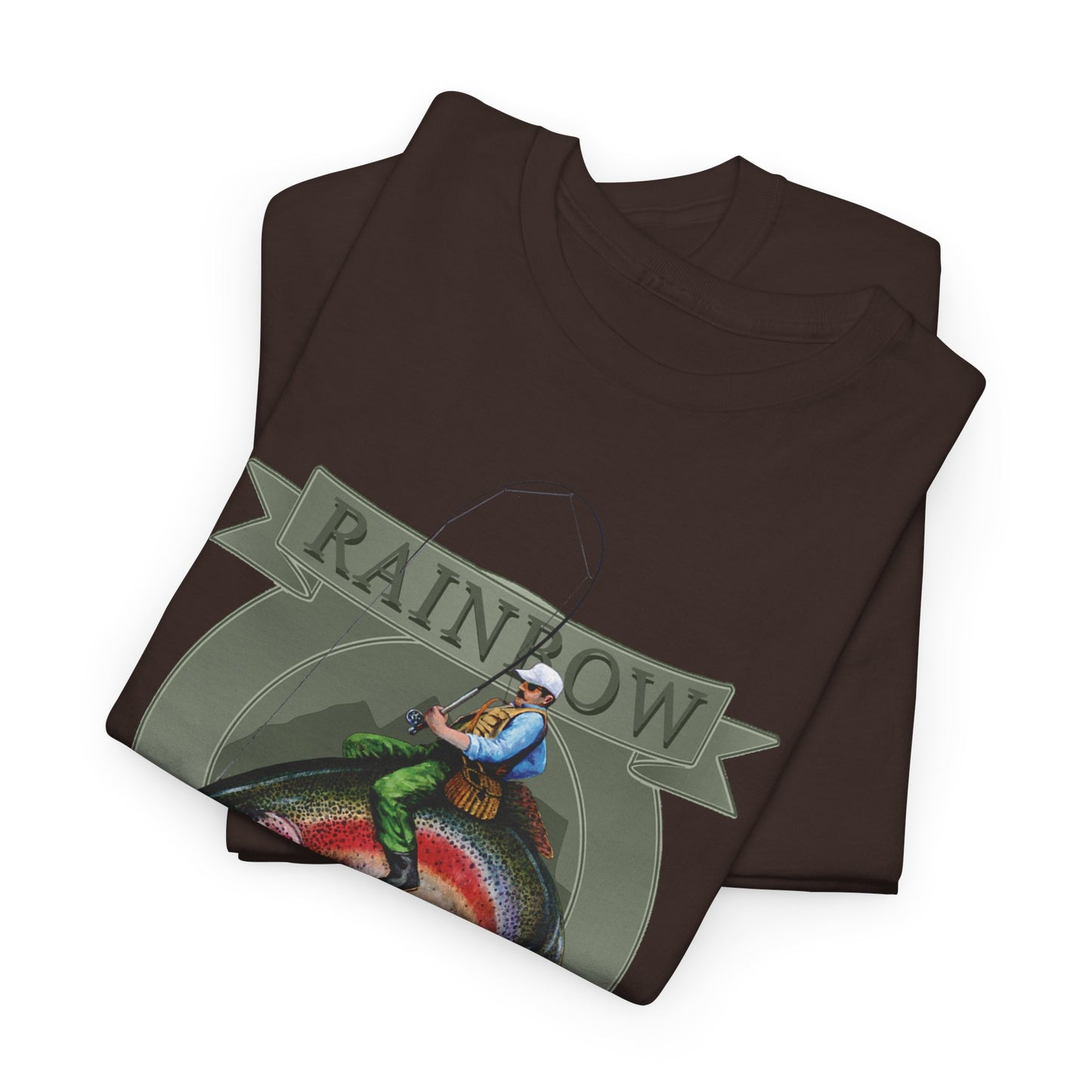 Rainbow Trout Wrangler Silver - Fishing T-Shirt - Wyatt Harper