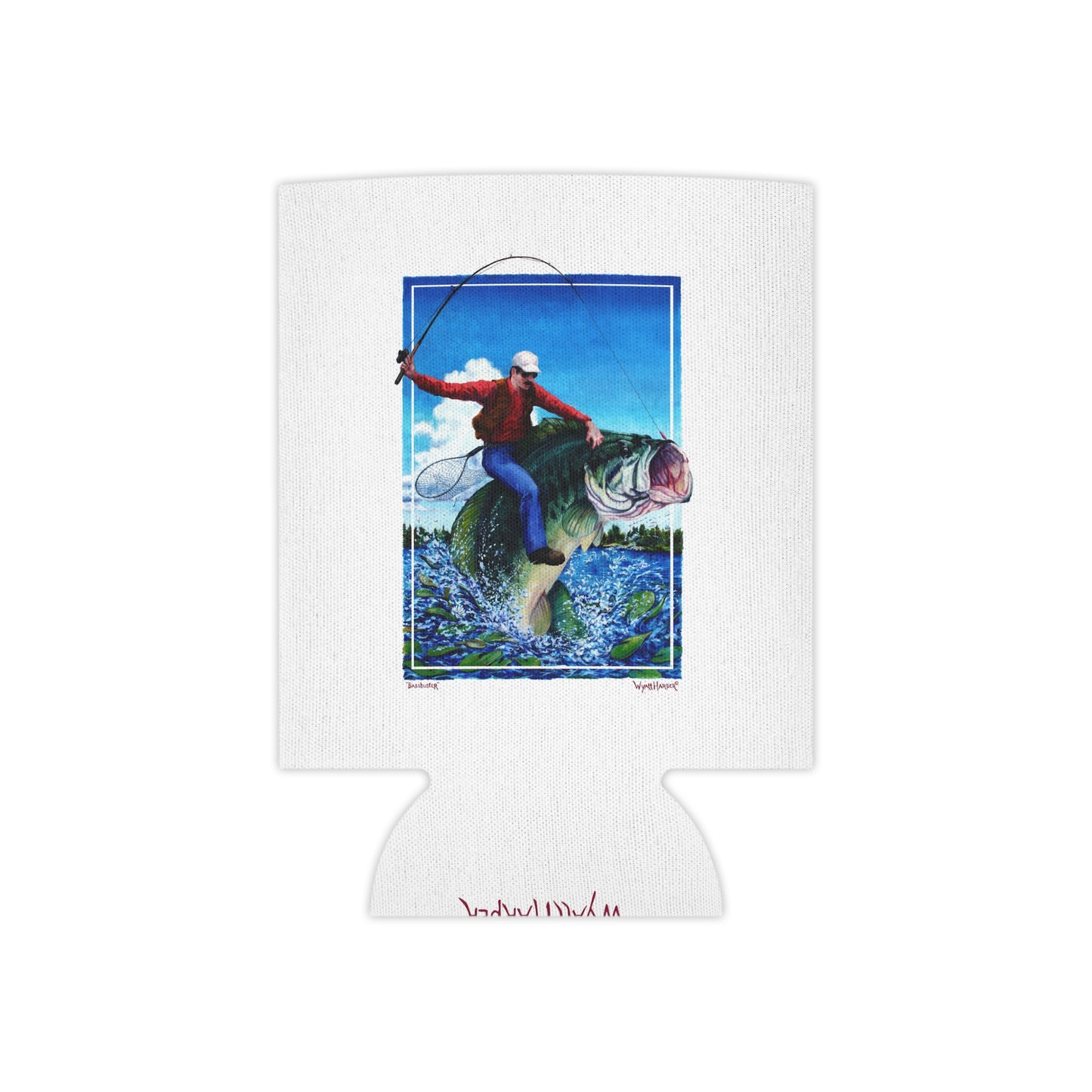 Bass Wrangler Fishing - Can Cooler