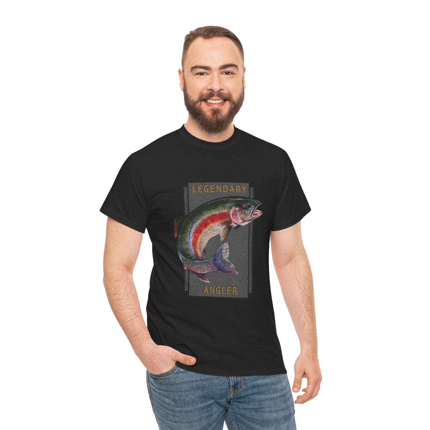 Rainbow Trout Legendary Angler - Fishing T-Shirt — Wyatt Harper
