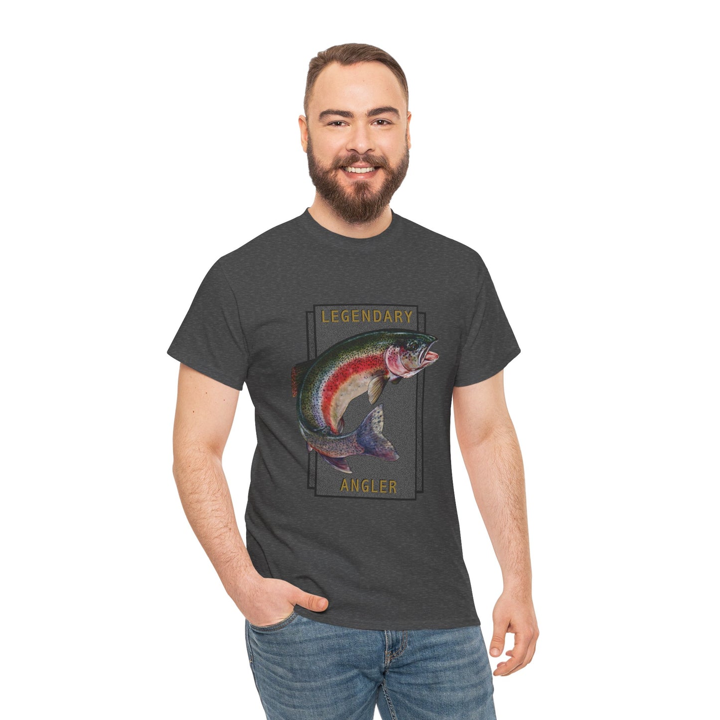 Rainbow Trout Legendary Angler - Fishing T-Shirt — Wyatt Harper
