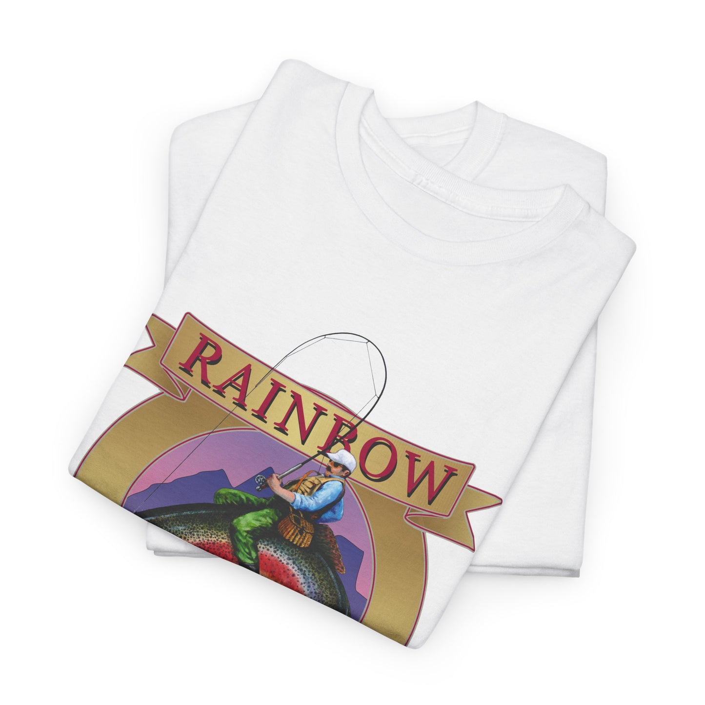 Rainbow Wrangler Gold - Fishing T-Shirt - Wyatt Harper