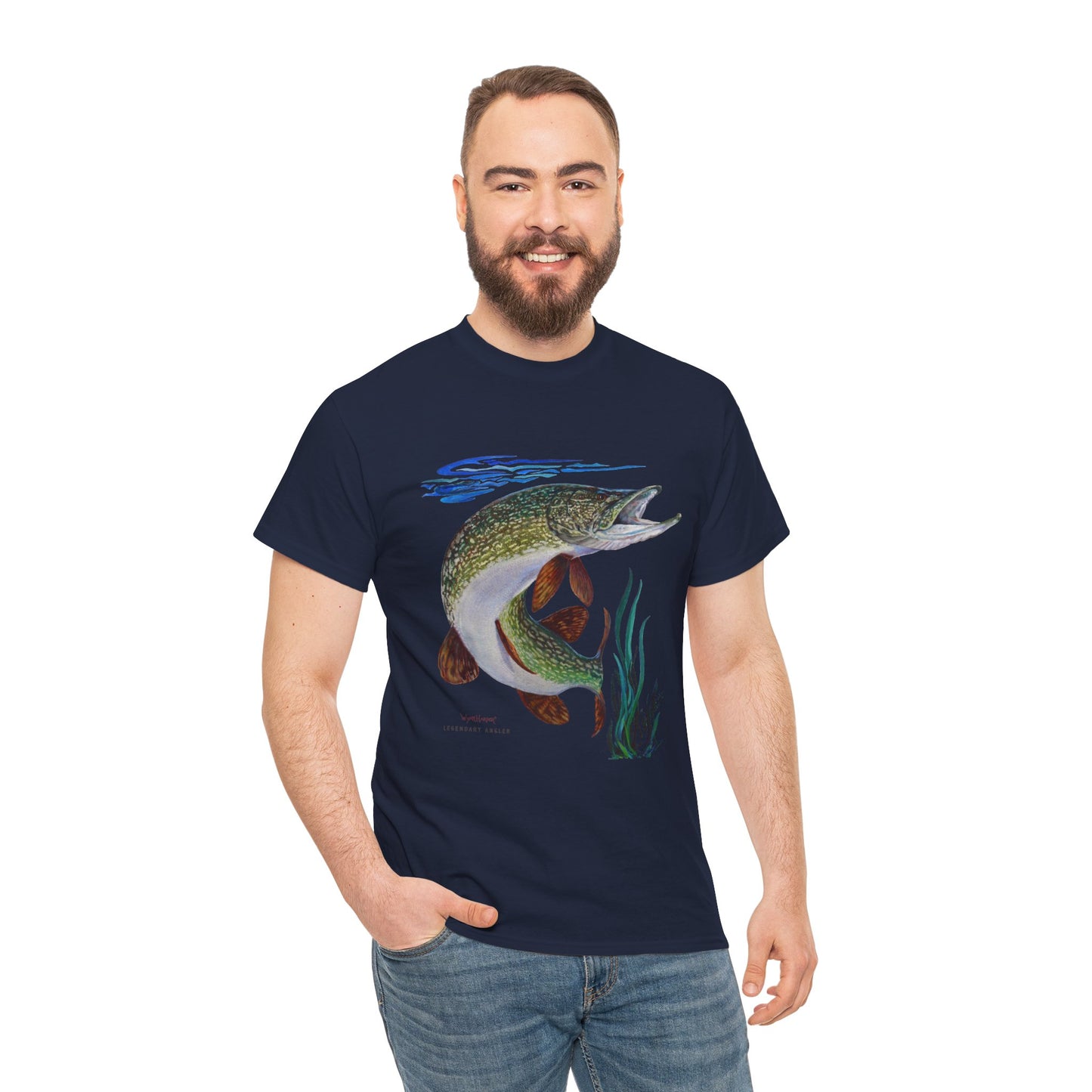 Painted Pike - Fishing T-Shirt - Wyatt Harper