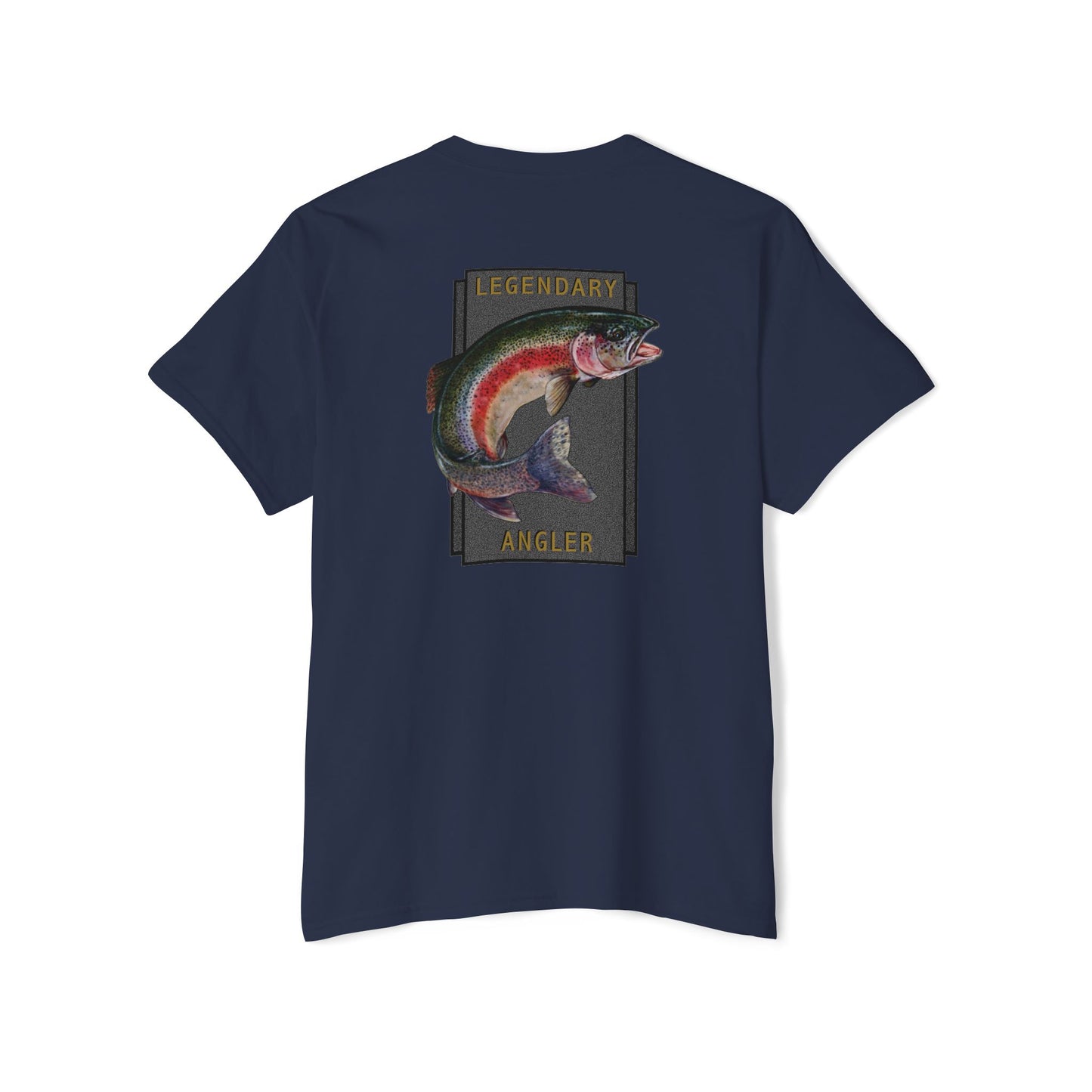 Rainbow Trout Legendary Angler - Pocket T-Shirt - Wyatt Harper