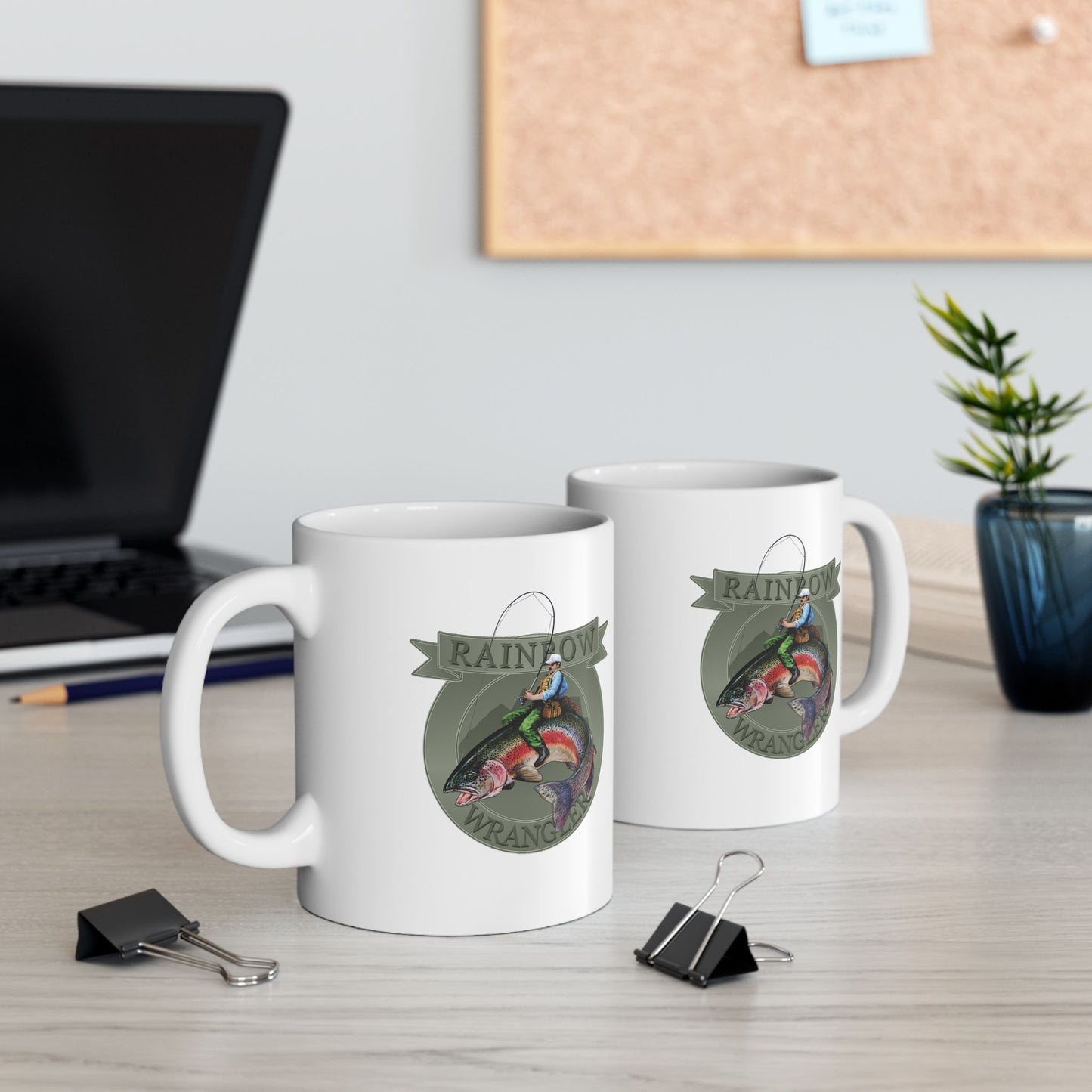 Mug- Rainbow Wrangler, SilverBanner