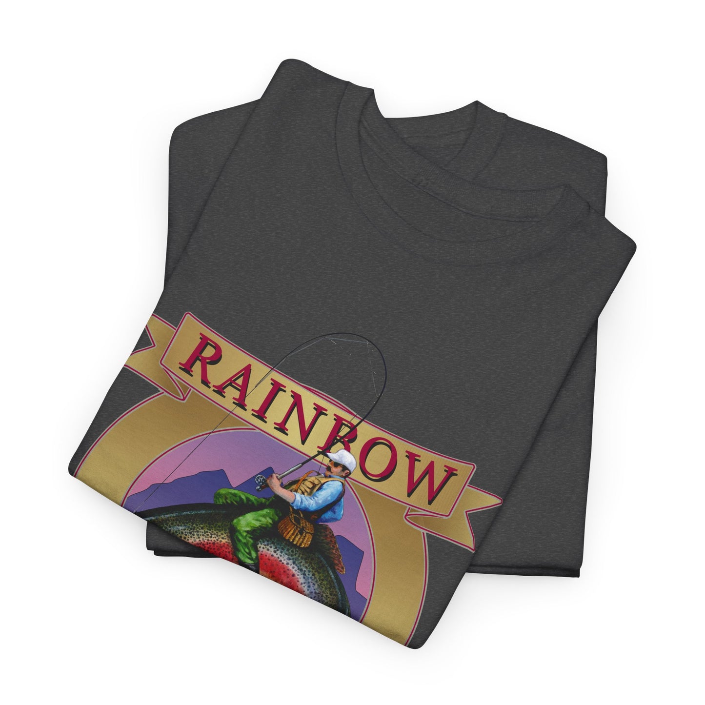 Rainbow Wrangler Gold - Fishing T-Shirt - Wyatt Harper