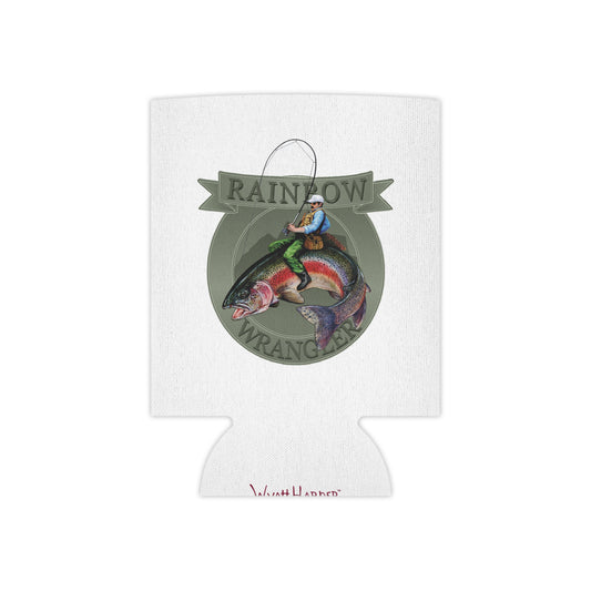 Rainbow Wrangler, Silver Banner - Can Cooler