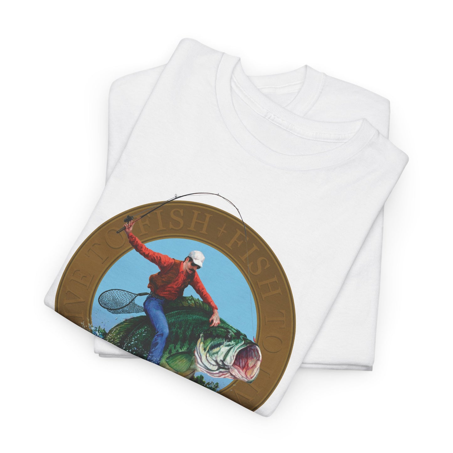 Bass Wrangler Legendary Angler - Fishing T-Shirt - Wyatt Harper