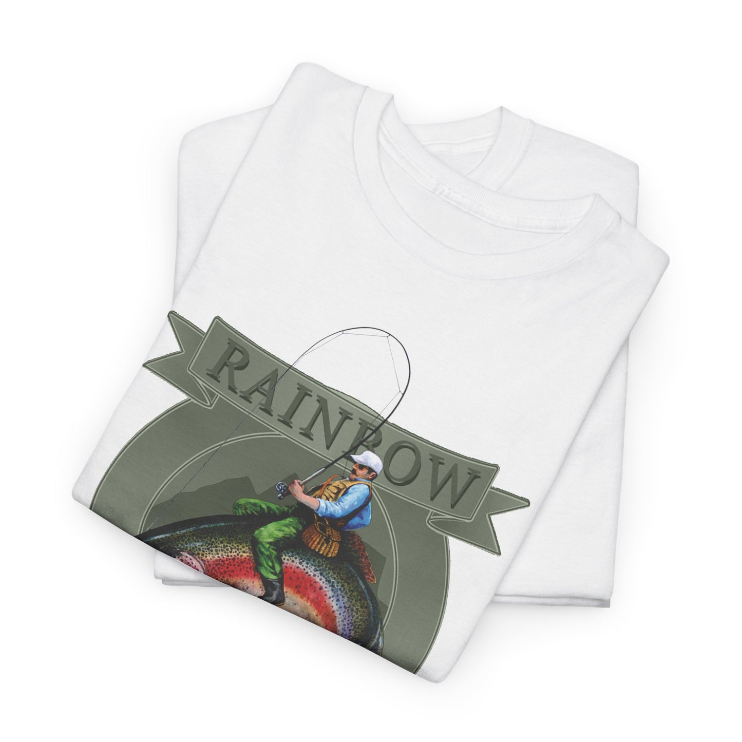 Rainbow Trout Wrangler Silver - Fishing T-Shirt - Wyatt Harper