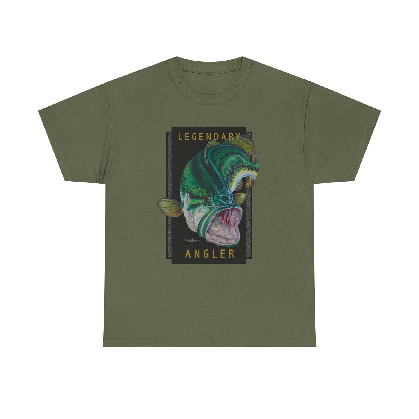 Legendary Angler Bass - Fishing T-Shirt - Wyatt Harper