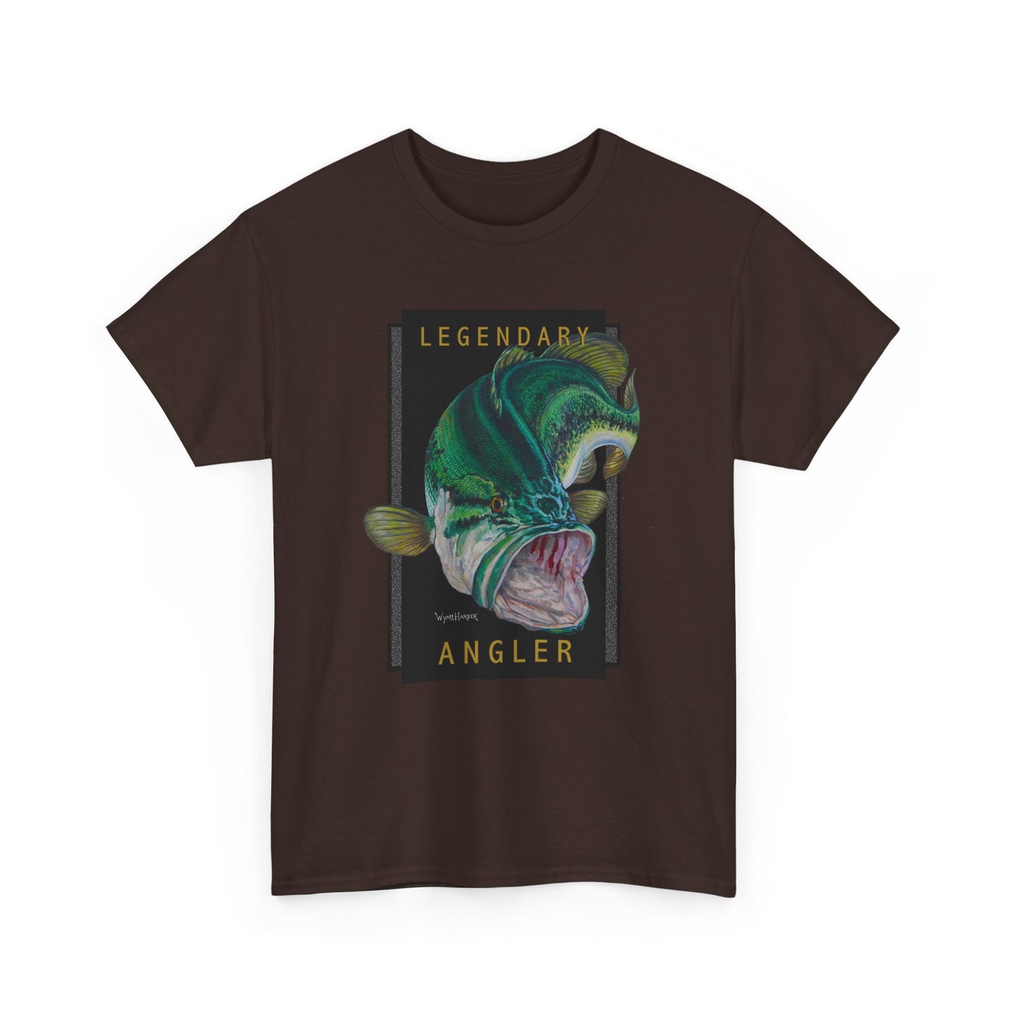 Legendary Angler Bass - Fishing T-Shirt - Wyatt Harper