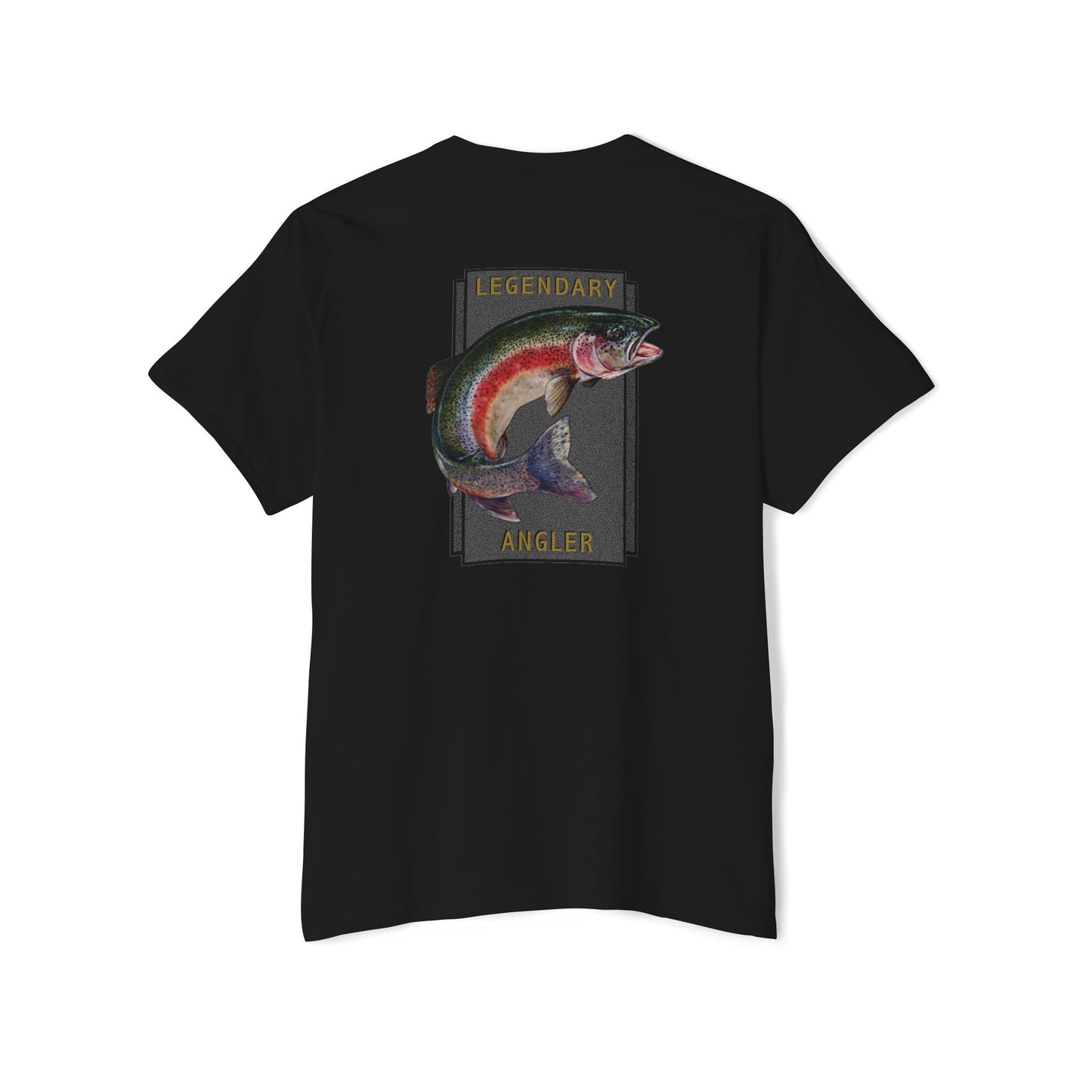 Rainbow Trout Legendary Angler - Pocket T-Shirt - Wyatt Harper