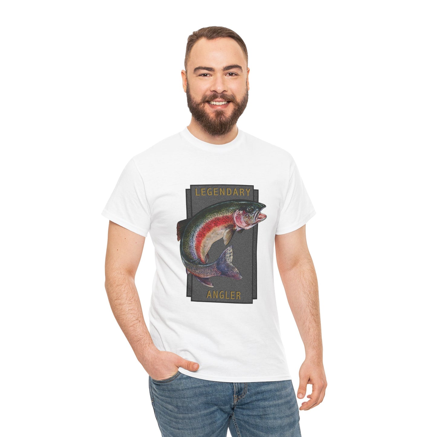 Rainbow Trout Legendary Angler - Fishing T-Shirt — Wyatt Harper