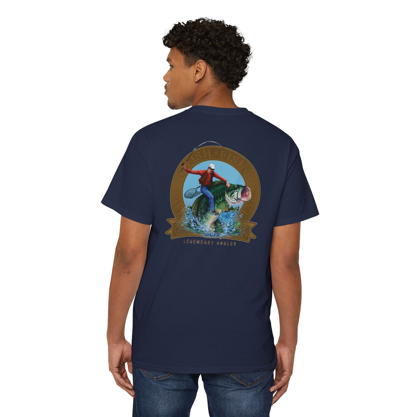 Bass Wrangler Legendary Angler - Pocket T-Shirt - Wyatt Harper