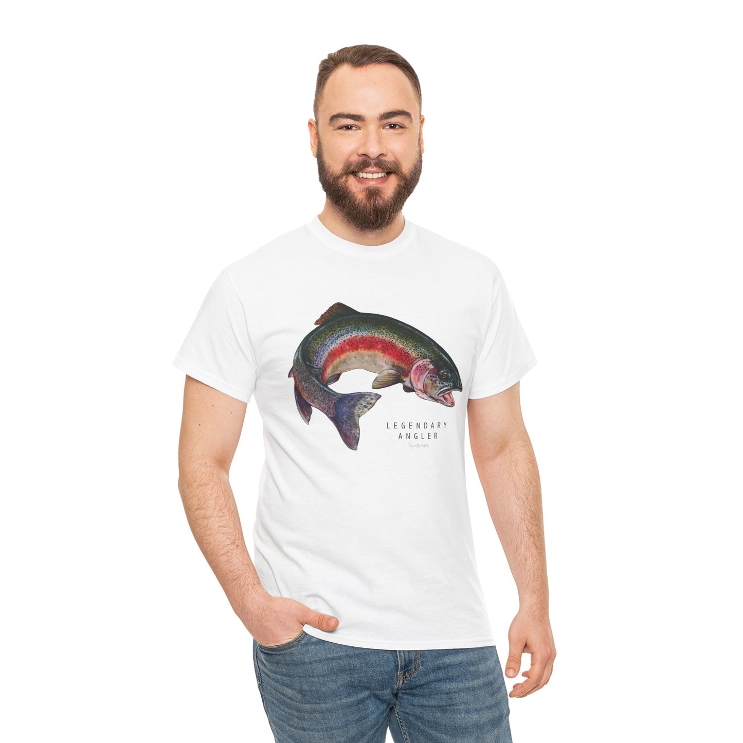 Rainbow Trout - Fishing T-Shirt - Wyatt Harper