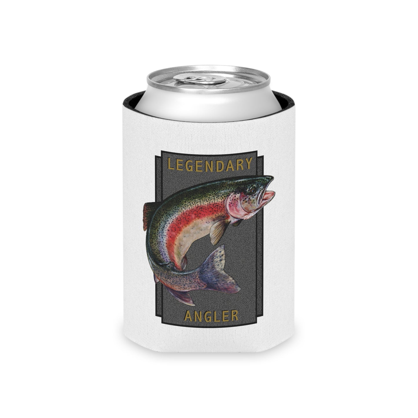 Rainbow Trout Legendary Angler - Can Cooler - Wyatt Harper