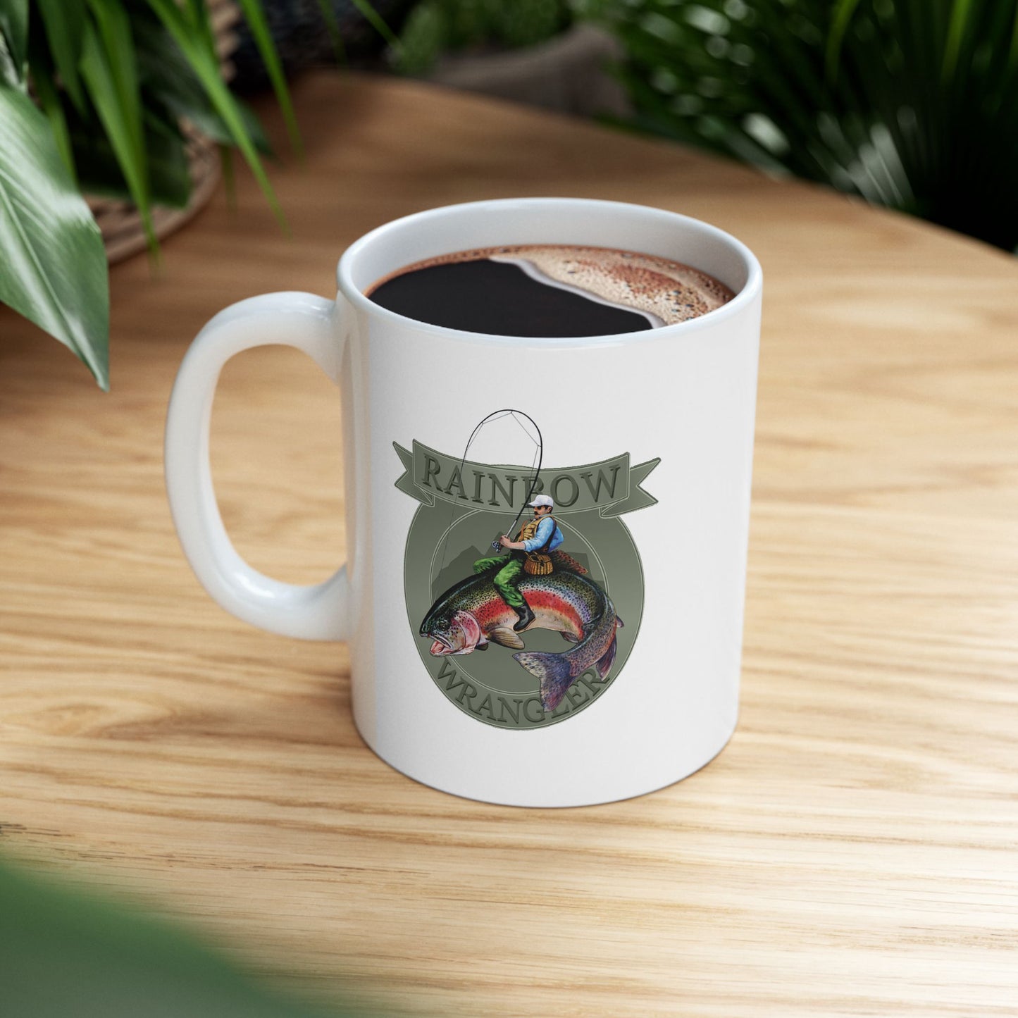 Mug- Rainbow Wrangler, SilverBanner