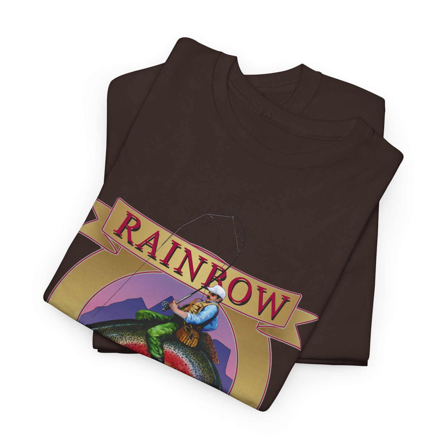 Rainbow Wrangler Gold - Fishing T-Shirt - Wyatt Harper