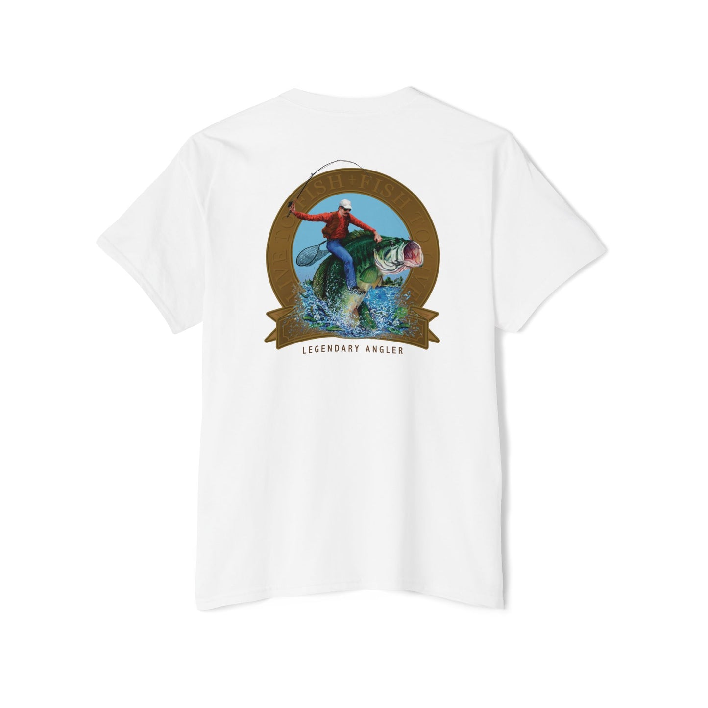 Bass Wrangler Legendary Angler - Pocket T-Shirt - Wyatt Harper