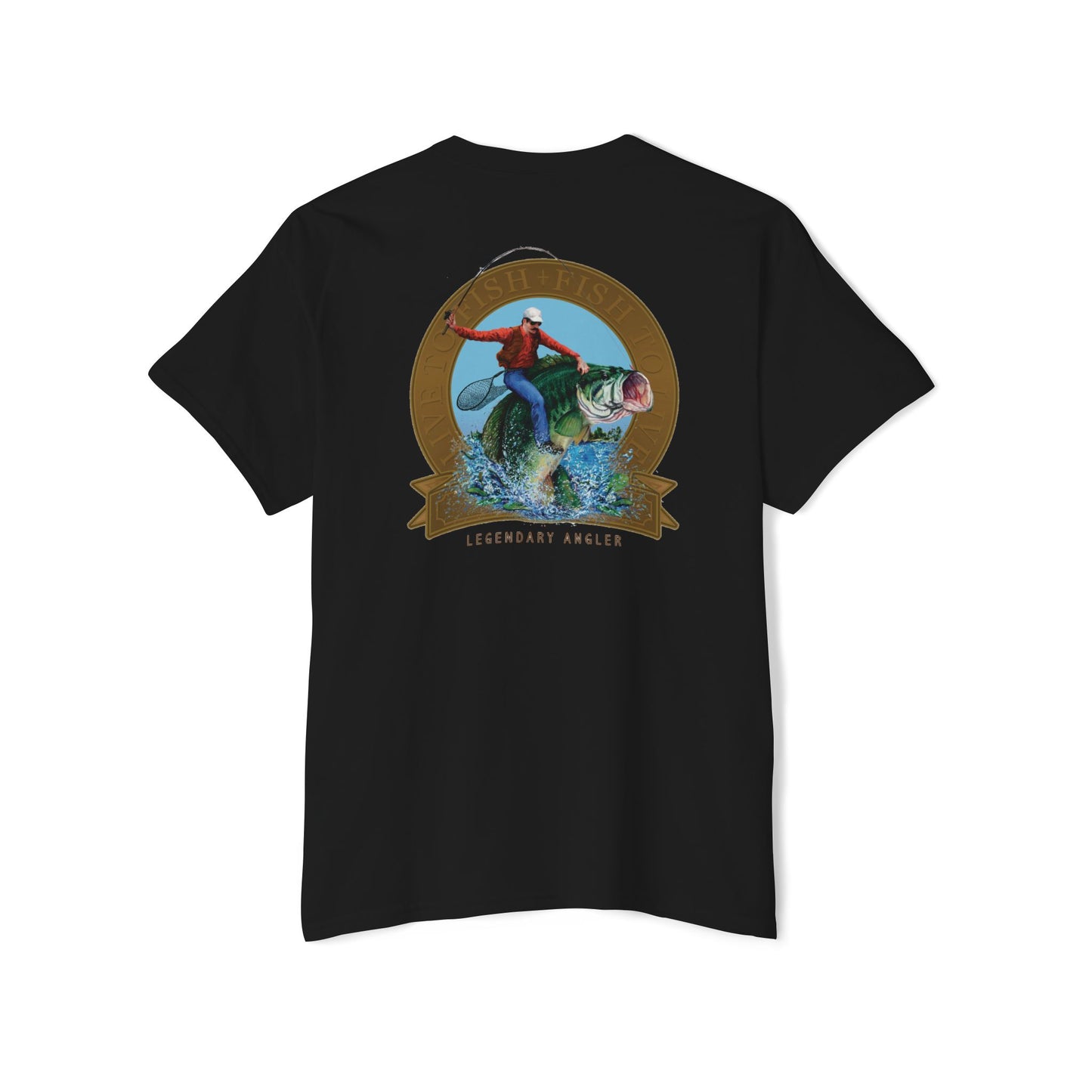 Bass Wrangler Legendary Angler - Pocket T-Shirt - Wyatt Harper