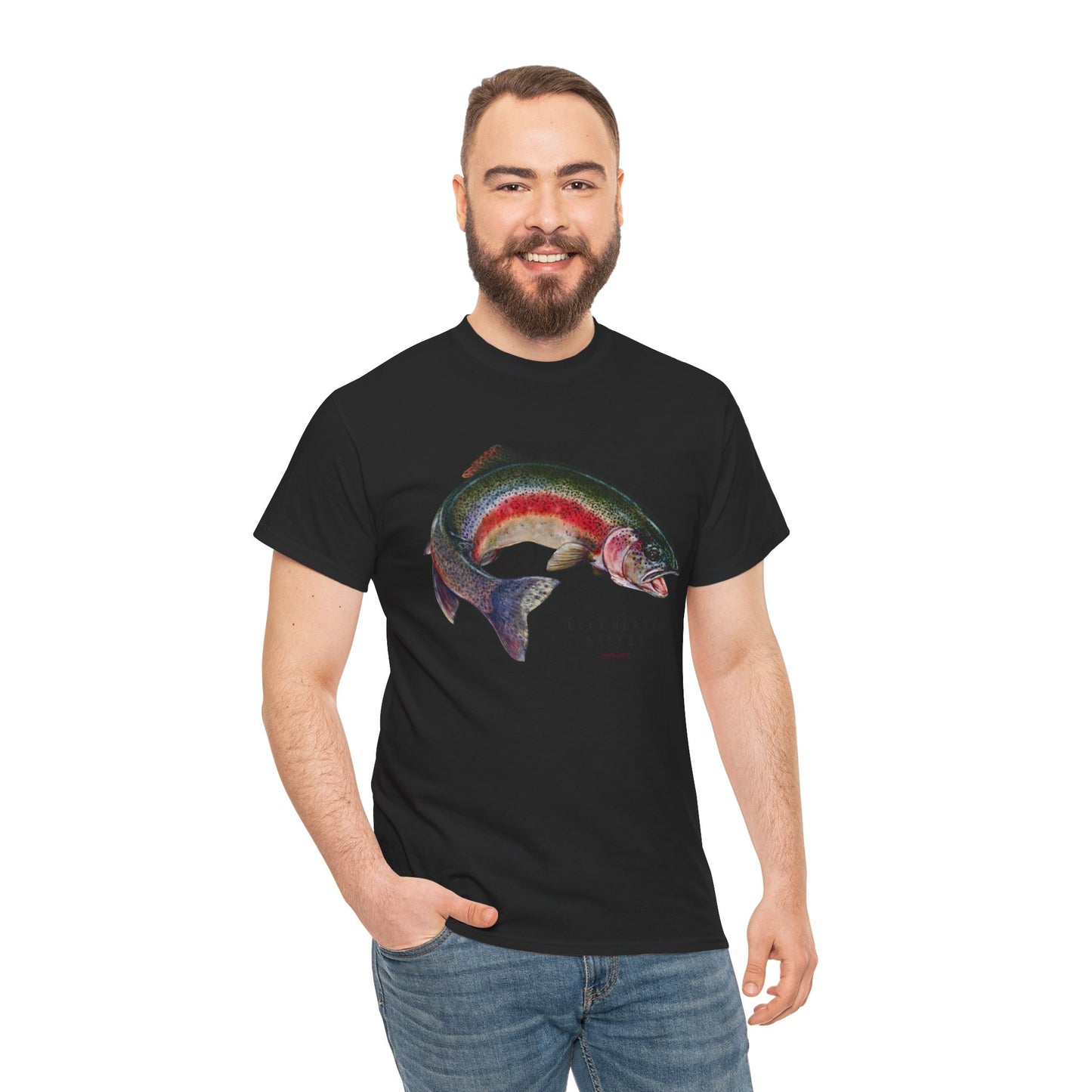 Rainbow Trout - Fishing T-Shirt - Wyatt Harper