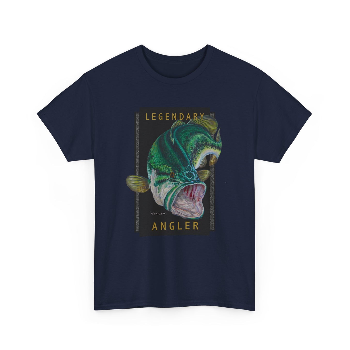 Legendary Angler Bass - Fishing T-Shirt - Wyatt Harper