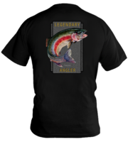 Rainbow Trout Fish T-shirt: Legendary Angler