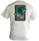 Large Mouth Bass Fish T-shirt: Legendary Angler